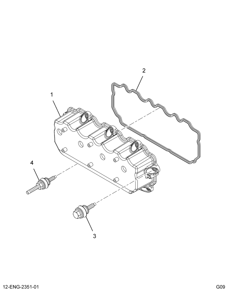 ......KIT VALVE COVER LEFT (8E7Z-6582-BA)