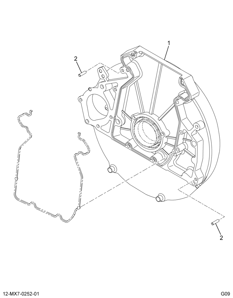 ........COVER ASM CRANKCASE REAR AUTO (Intl. 1878216C91)