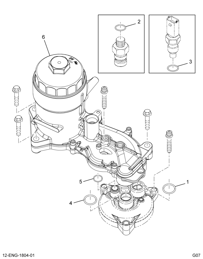 ......KIT OIL FILTER HOUSING (6E7Z-6881-BD)