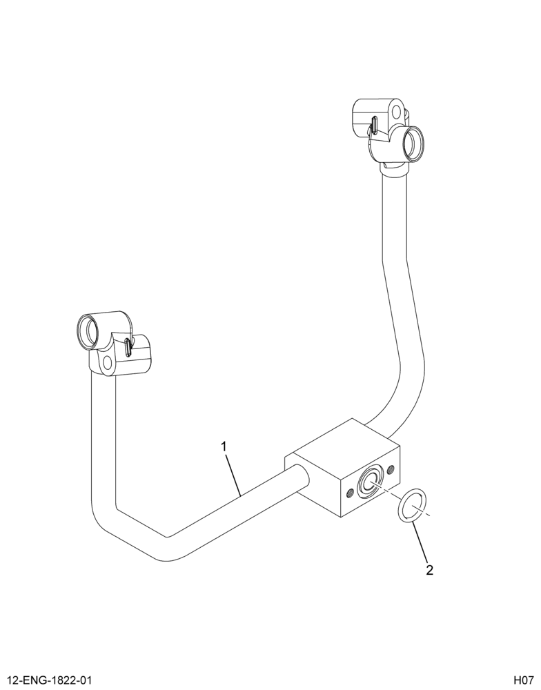 ......TUBE ASM BRANCH (Intl. 1875595C1)