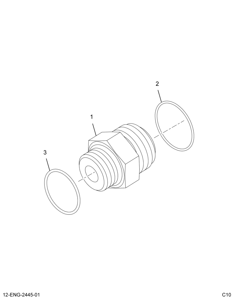 ......FITTING ASM HP PS TUBE (4C4Z-3F815-AA)