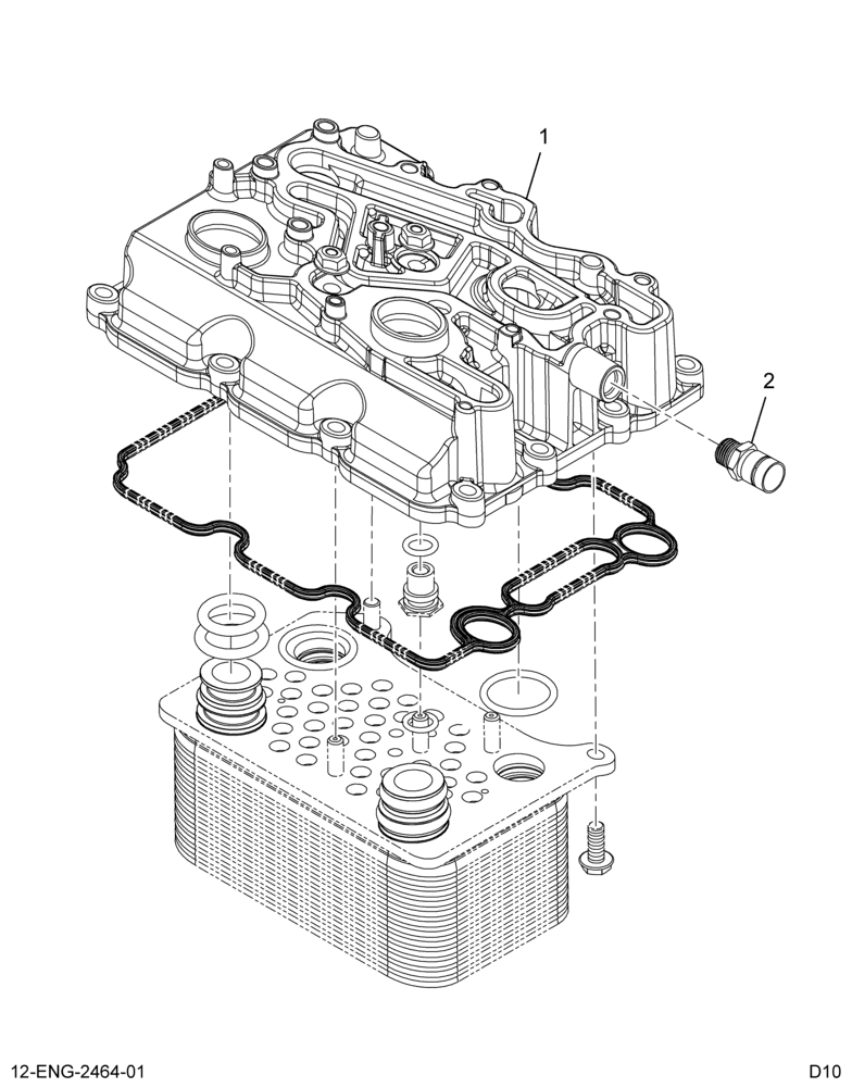 ......KIT OIL COOLER COVER ASSEMBLY (5C4Z-6A810-B)