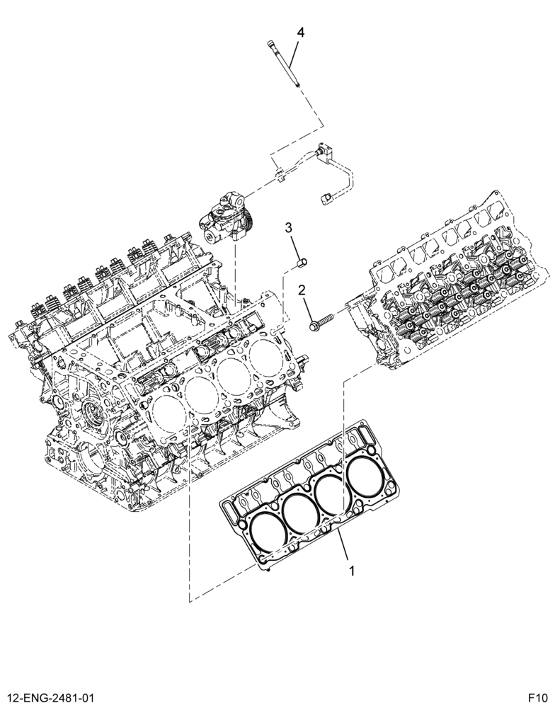 ......KIT HEAD GASKET AND BOLTS (6C3Z-6051-AA)