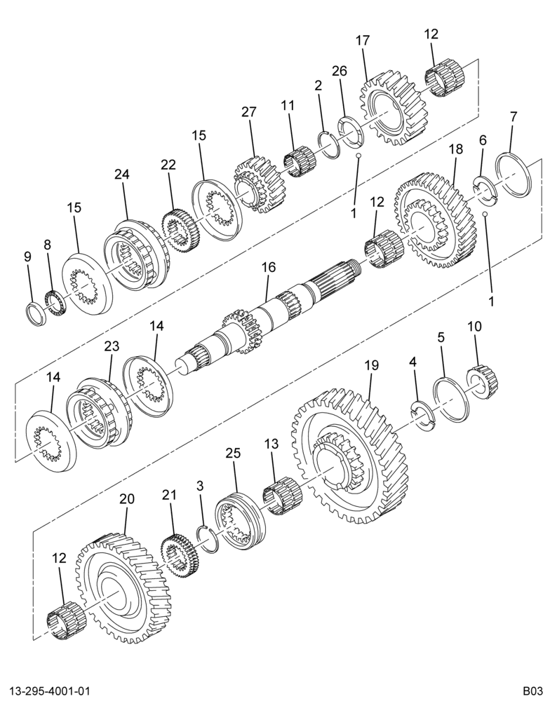 ....SHAFT,TRANS MAIN (Intl. 2585152C91)