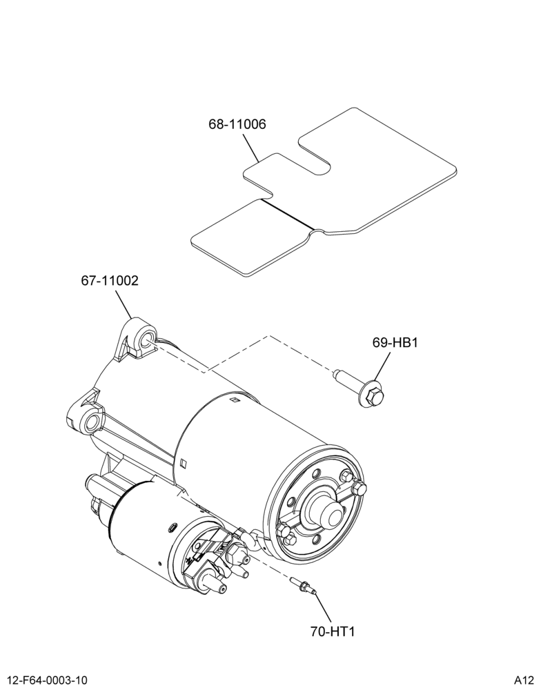 ..ENGINE COMPLETE 6-225 (CC4Z-6007-AA) 10/12