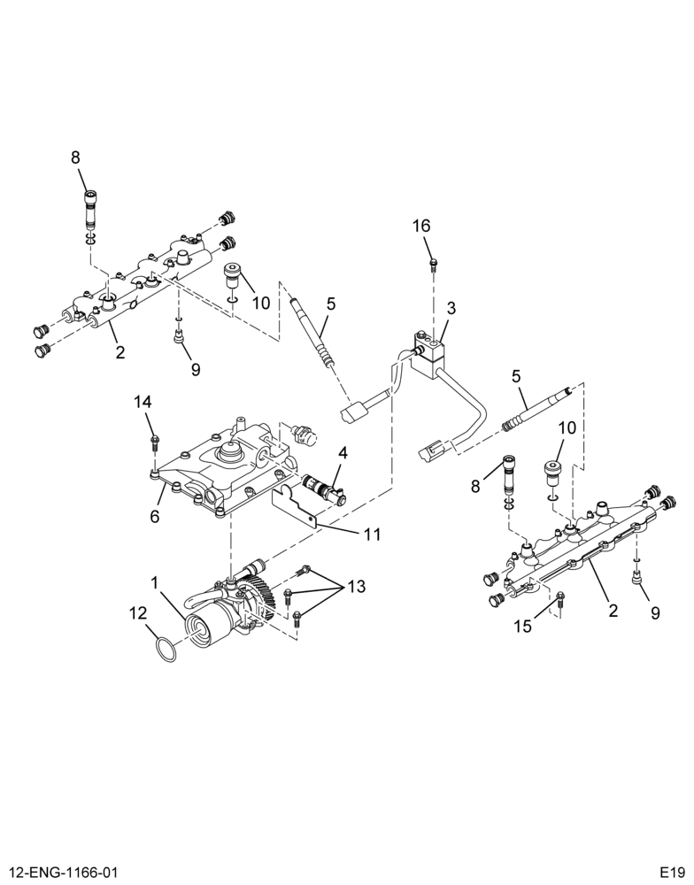 ....COLLECTOR HYDRAULIC FUEL SYSTEM U (Intl. 881011E010)