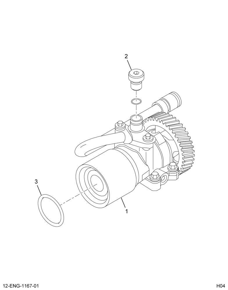 ......KIT HYDRAULIC PUMP HP (Intl. 1847084C91)