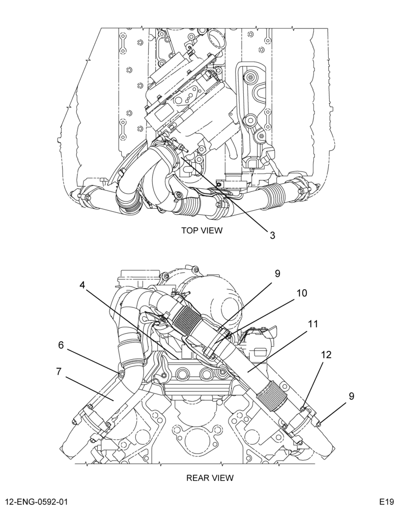 ....COLLECTOR TURBO PIPING & SUPPORTS U (Intl. 881015D010)