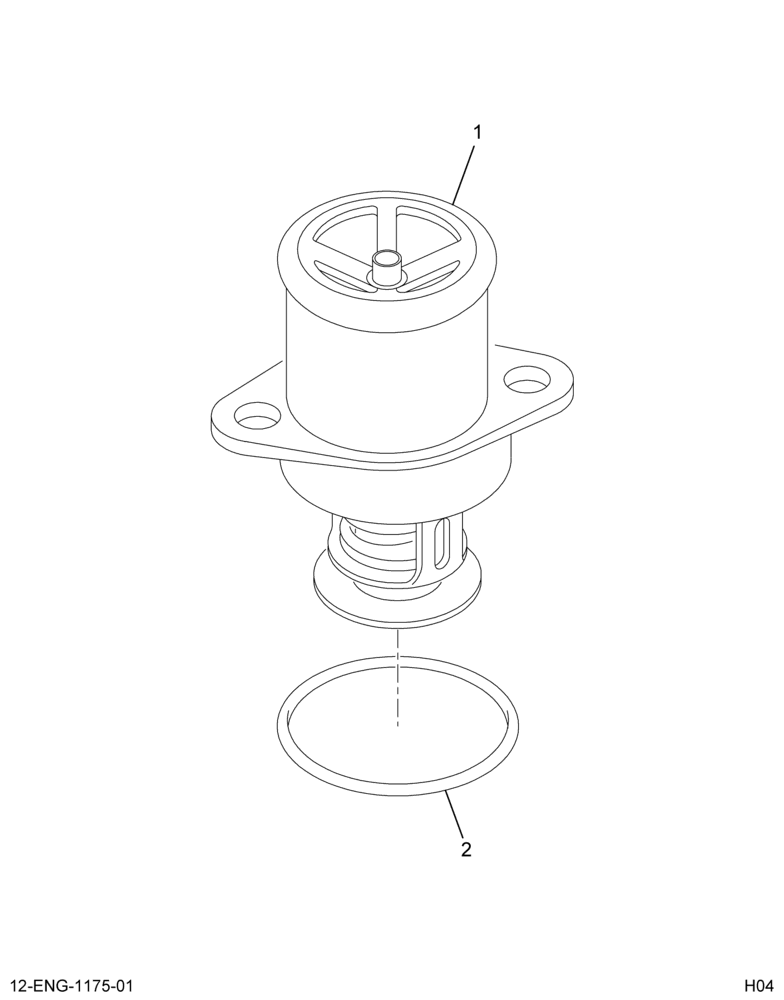 ........THERMOSTAT ASM 89 DEG ALUM (4C4Z-8575-AA)