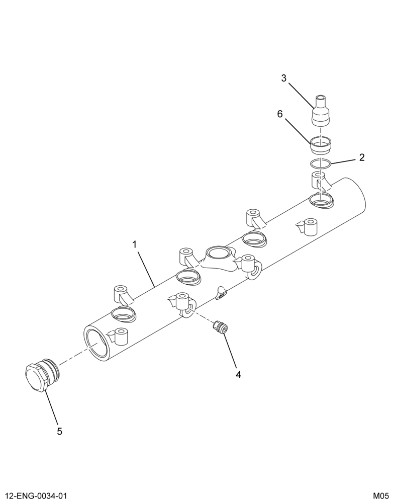 ......RAIL ASSEMBLY OIL AWA (5C4Z-9T287-AA)