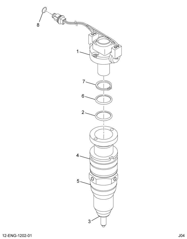 ........INJECTOR ASM FUEL W/SEALS (Intl. 1844751C2)