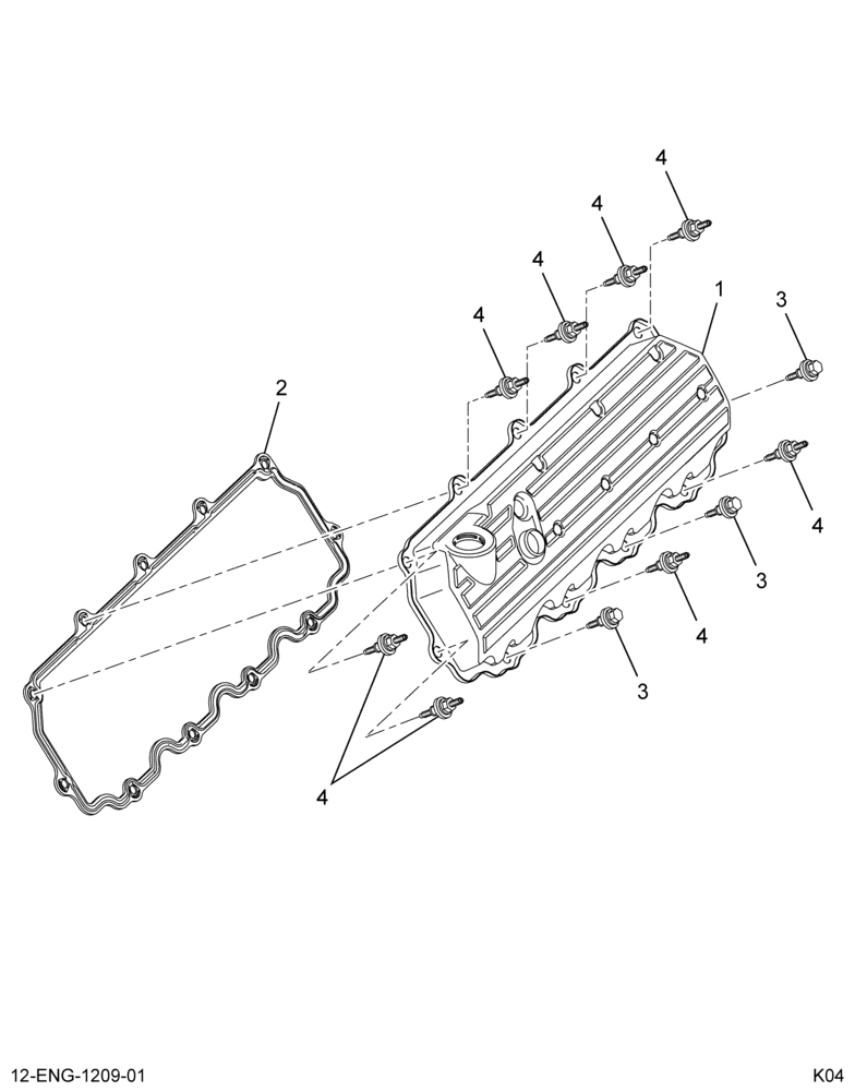 ......COVER AY VALVE LH W/GASKET (4C4Z-6582-AB)