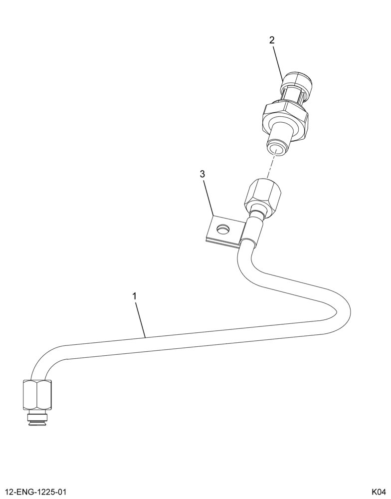 ......TUBE ASM EBP W/SENSOR (Intl. 1845558C92)