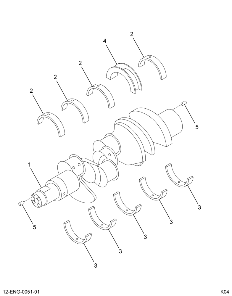 ....CRANKSHAFT (Intl. 881007A003)