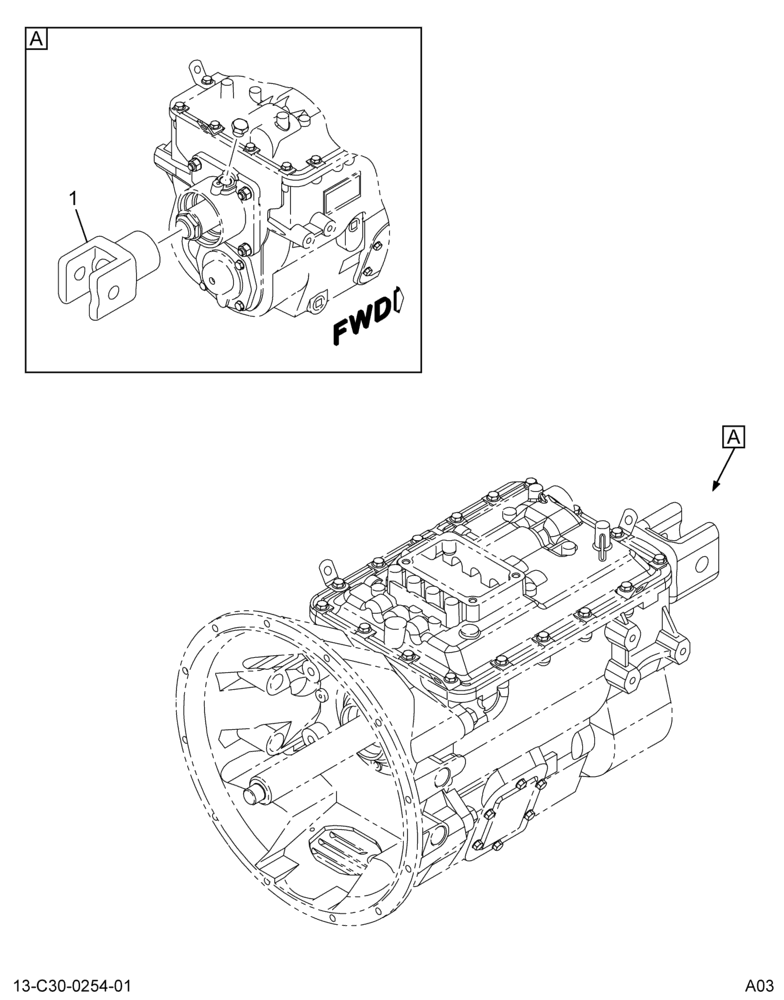 ..FLANGE TRANS OUT SPL90 ABR#10 (4C4Z-4K177-BA)