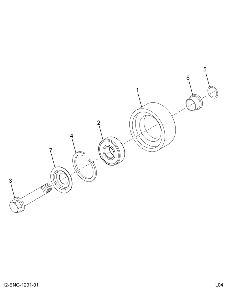 ......PULLEY ASSEMBLY  SMOOTH IDLER (6E7Z-8678-AA)