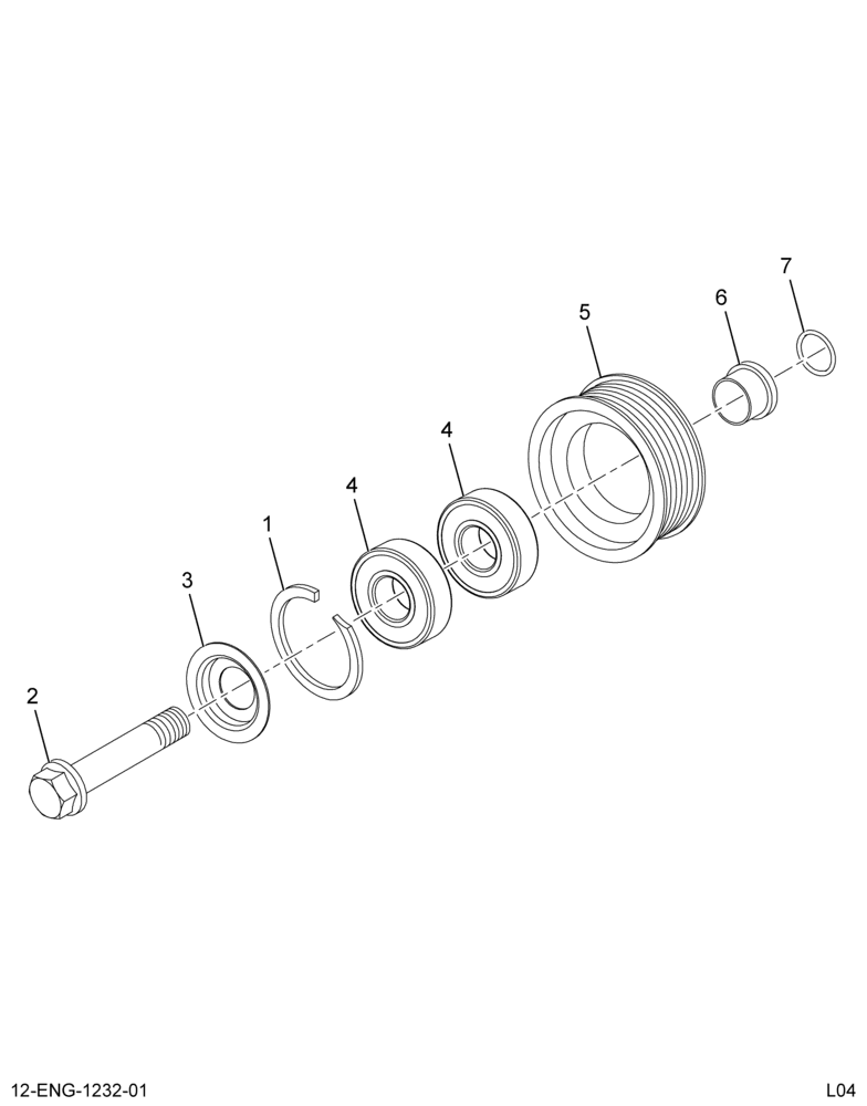 ......PULLEY ASSEMBLY 8 GROOVE IDLER (6E7Z-8678-AB)