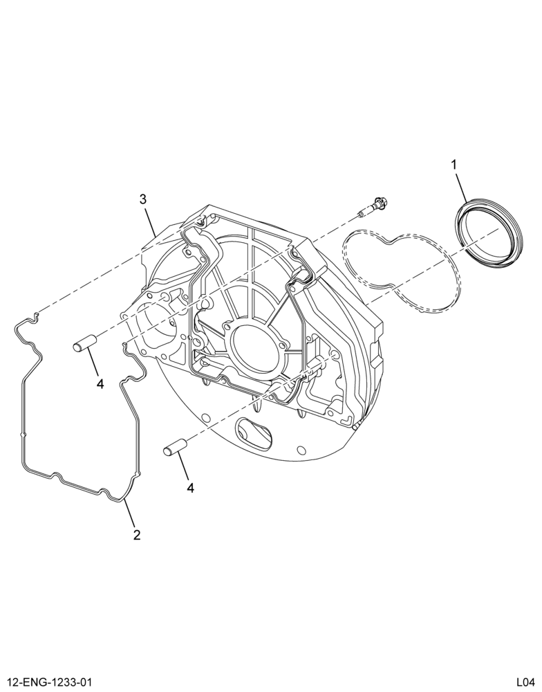 ......COVER ASM,CRANKCASE REAR (Intl. 1839615C92)