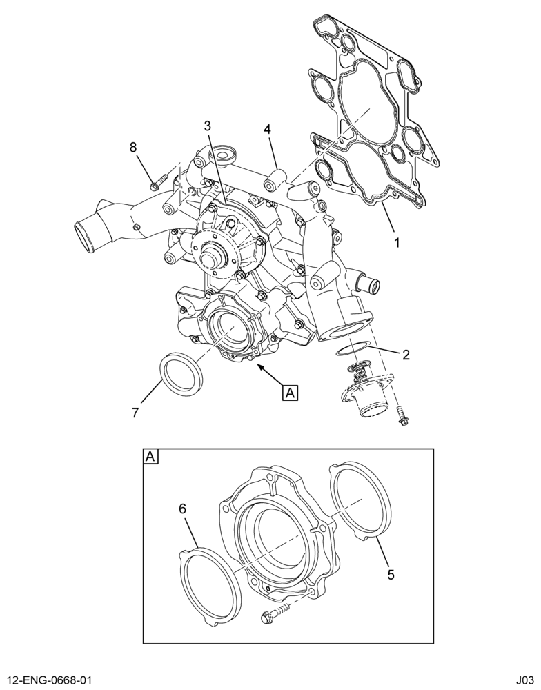 ......KIT FRONT COVER HOUSING (4C4Z-6019-AA)