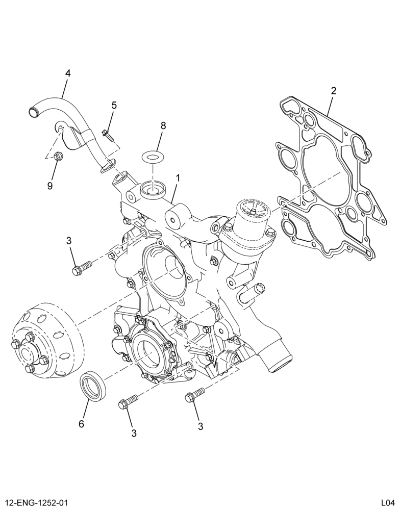 ....COLLECTOR WATER PUMP (Intl. 682005A006)
