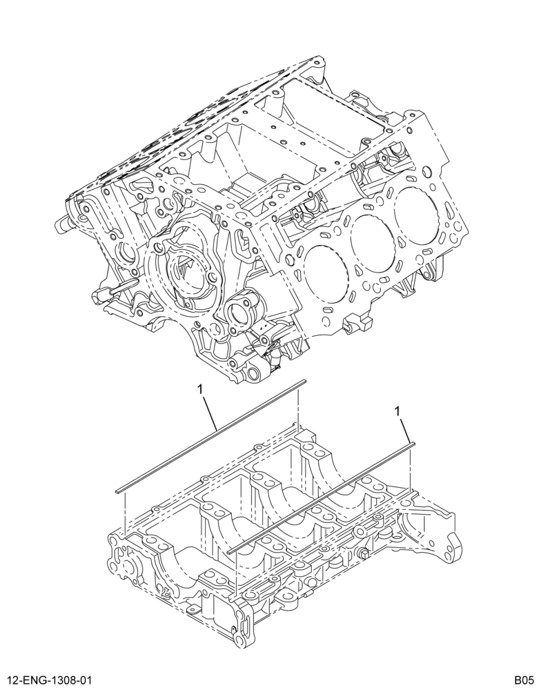 ......KIT LOWER CRANKCASE SEAL (6E7Z-6700-AA)