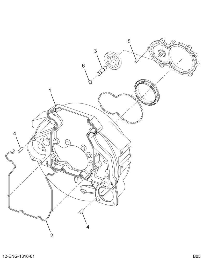 ......COVER ASM CRANKCASE REAR (Intl. 1843384C92)