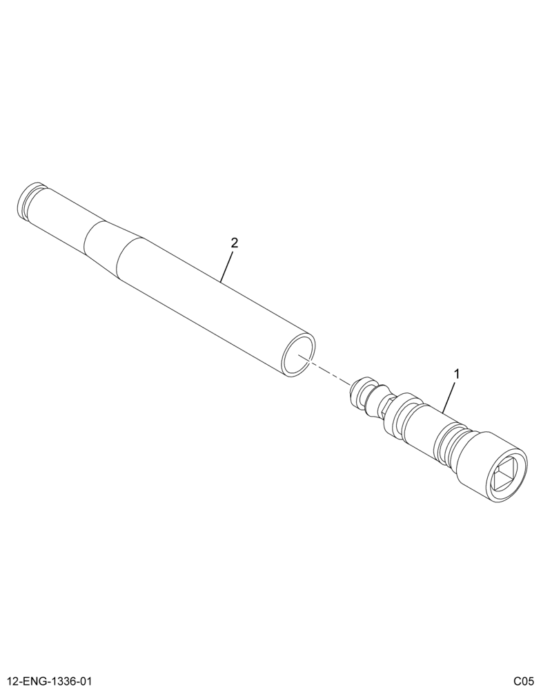 ..........TUBE ASM CASE TO HEAD (6E7Z-9A332-A)