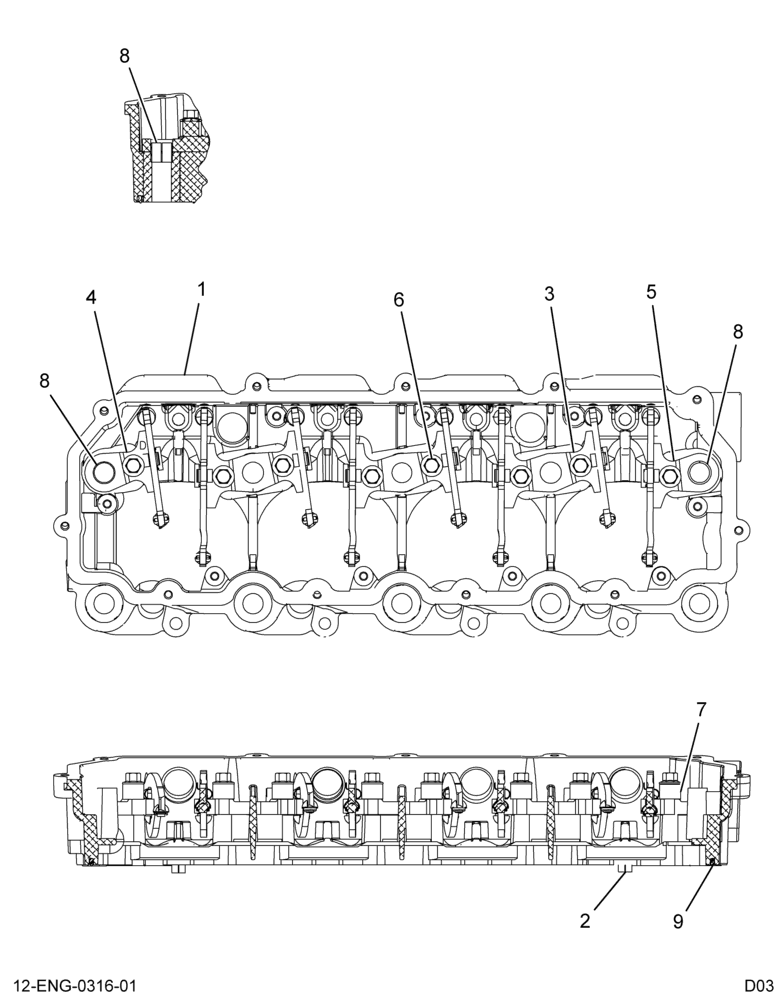 ......CARRIER ASM,W/ROCKER ARM (Intl. 1843536C94)