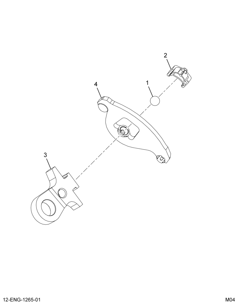 ........PLATE ASM INTAKE FULCRUM (Intl. 1845733C91)