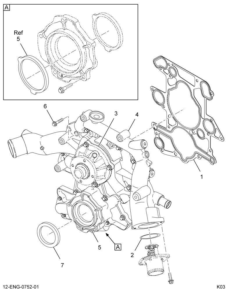 ........KIT FRONT COVER HOUSING 4.5L (6E7Z-6019-AC)
