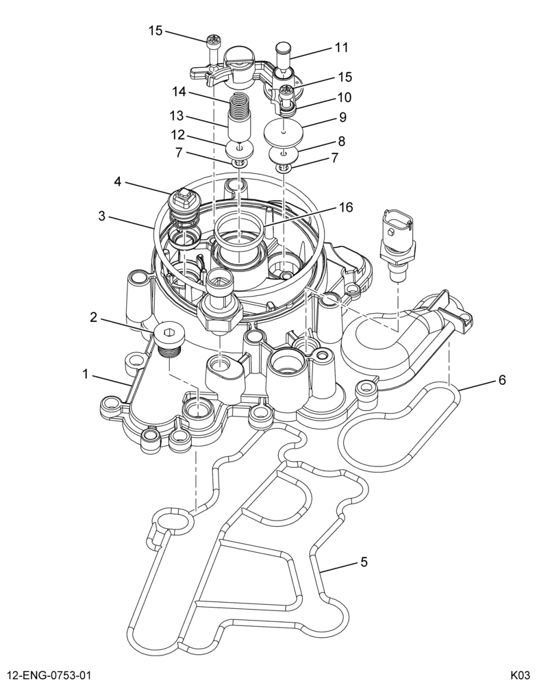 ........BASE ASSEMBLY,OIL FILTER (Eng. 4C4O-6714-AA)