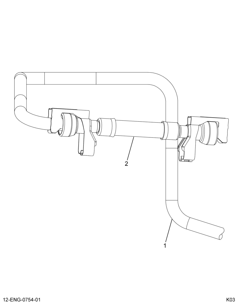 ......TUBE ASM FUEL SUPPLY W/HOSE (Eng. 4C4O-9H336-AA)