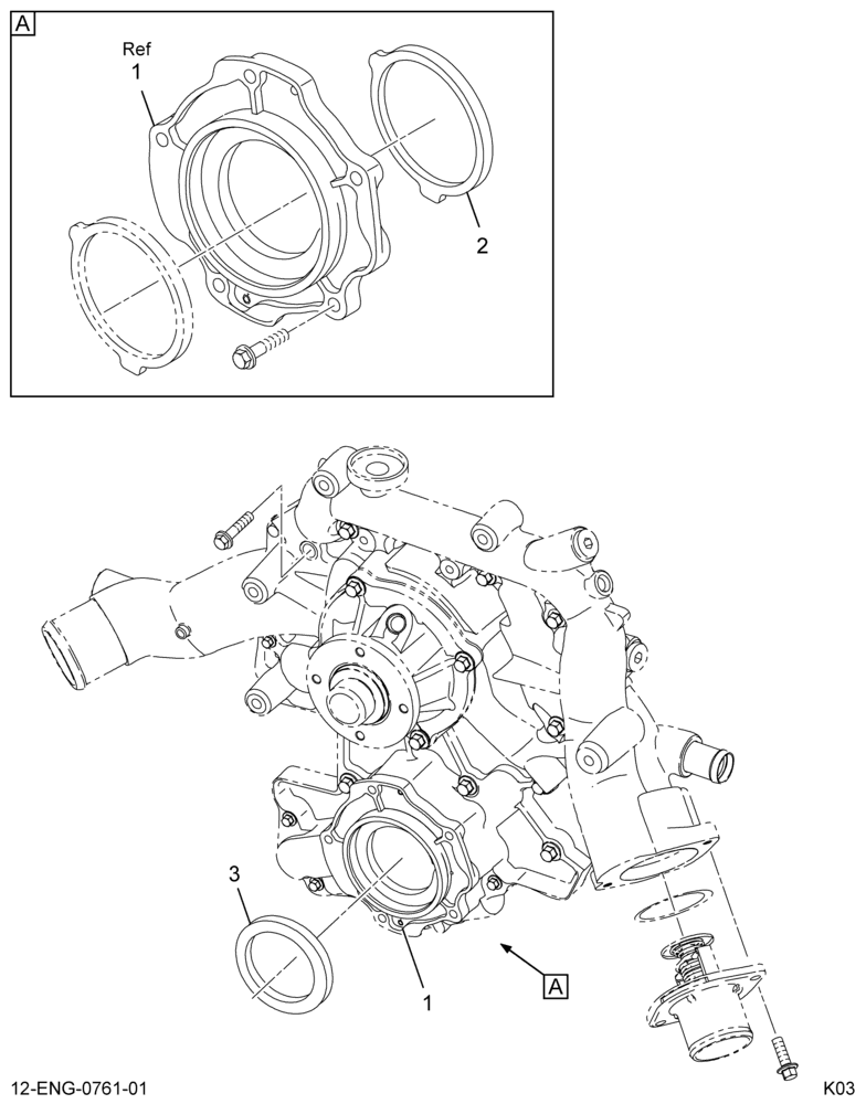 ..........COVER ASM GEROTOR                  P (3C3Z-6616-AA)