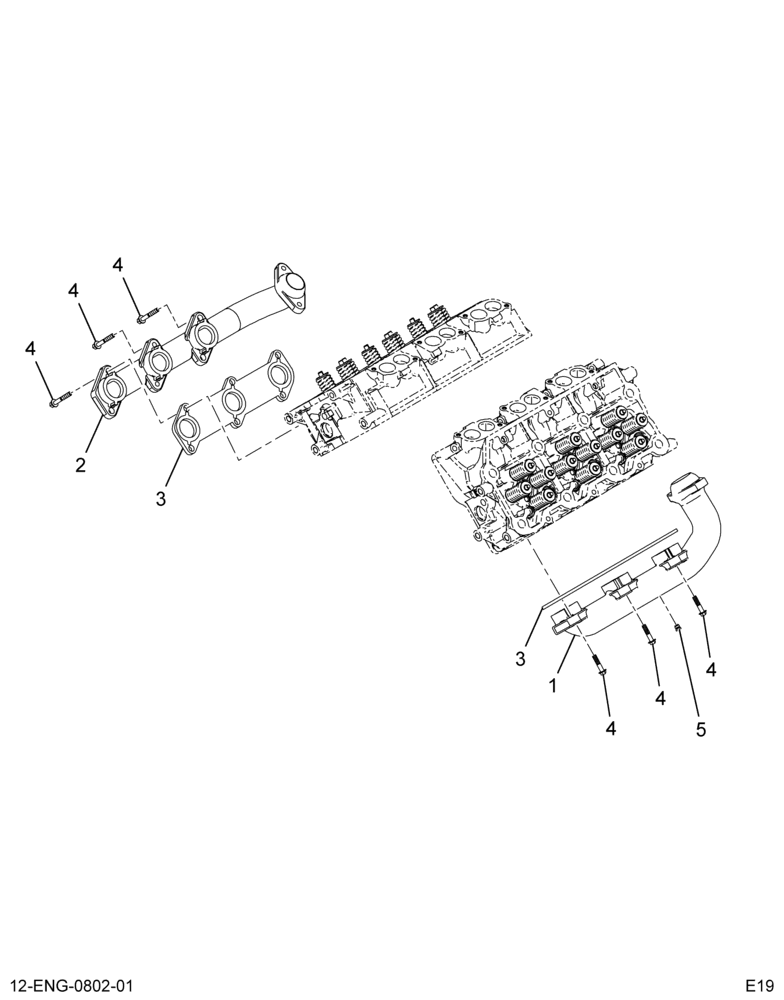 ....COLLECTOR EXHAUST MANIFOLD (Intl. 682014B005)