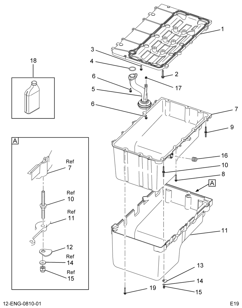 ....COLLECTOR OIL PAN, PMP PU INTL (Intl. 881006L010)