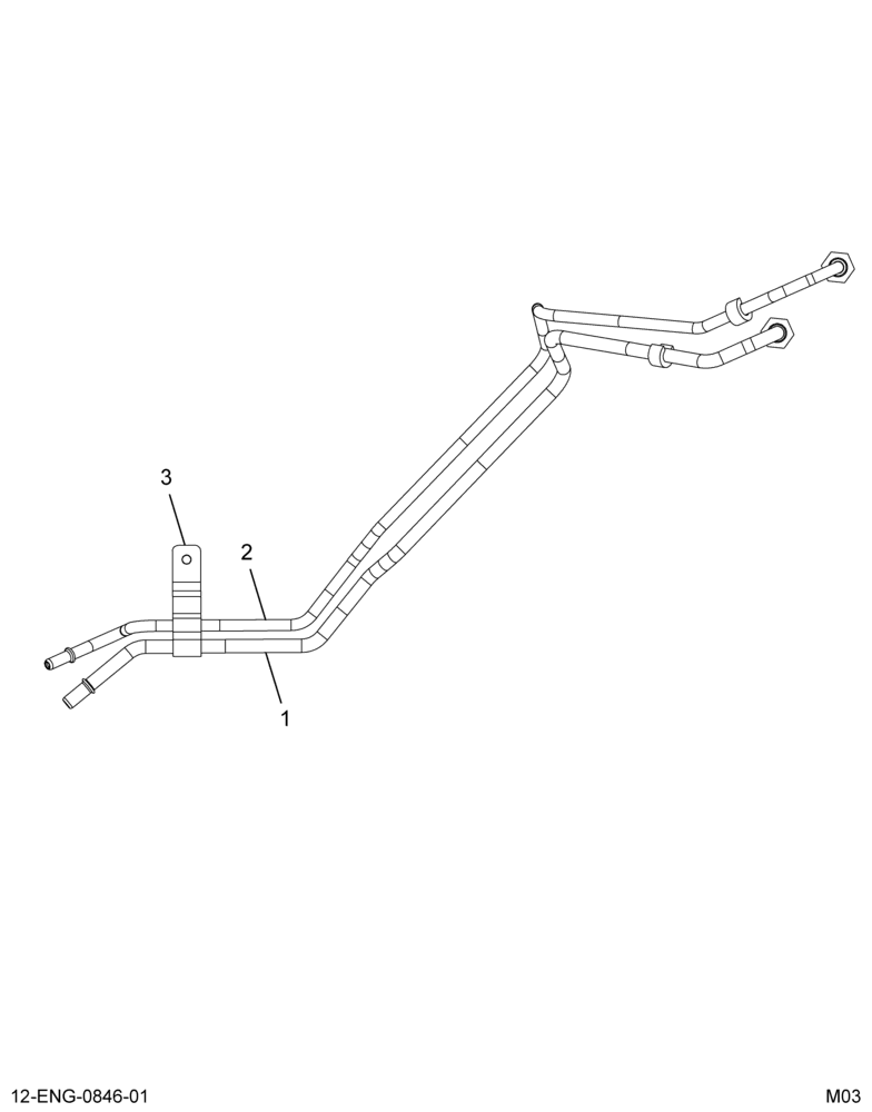 ......TUBE ASM FUEL SUPPLY & RETURN (4C4Z-9J338-BA)