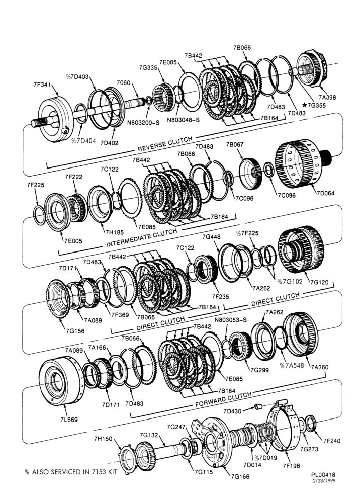 AUTOMATIC TRANSMISSION-INTERNAL PARTS - Clutches, gears, shafts, extension & related parts - Page A-TW