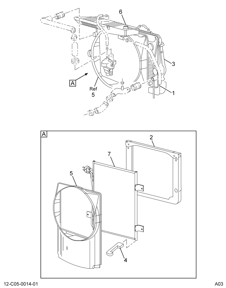 ....RADIATOR ASM CAC/FRM/OC (4C4Z-8005-NA)