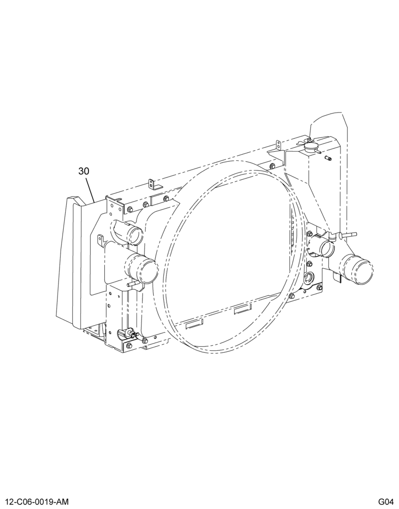 AIR RECIRC SEALS; RADIATOR, (ABR#6)