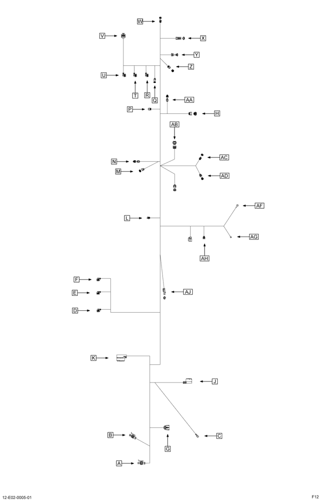 Схема установки 4C4Z-14489-MA
