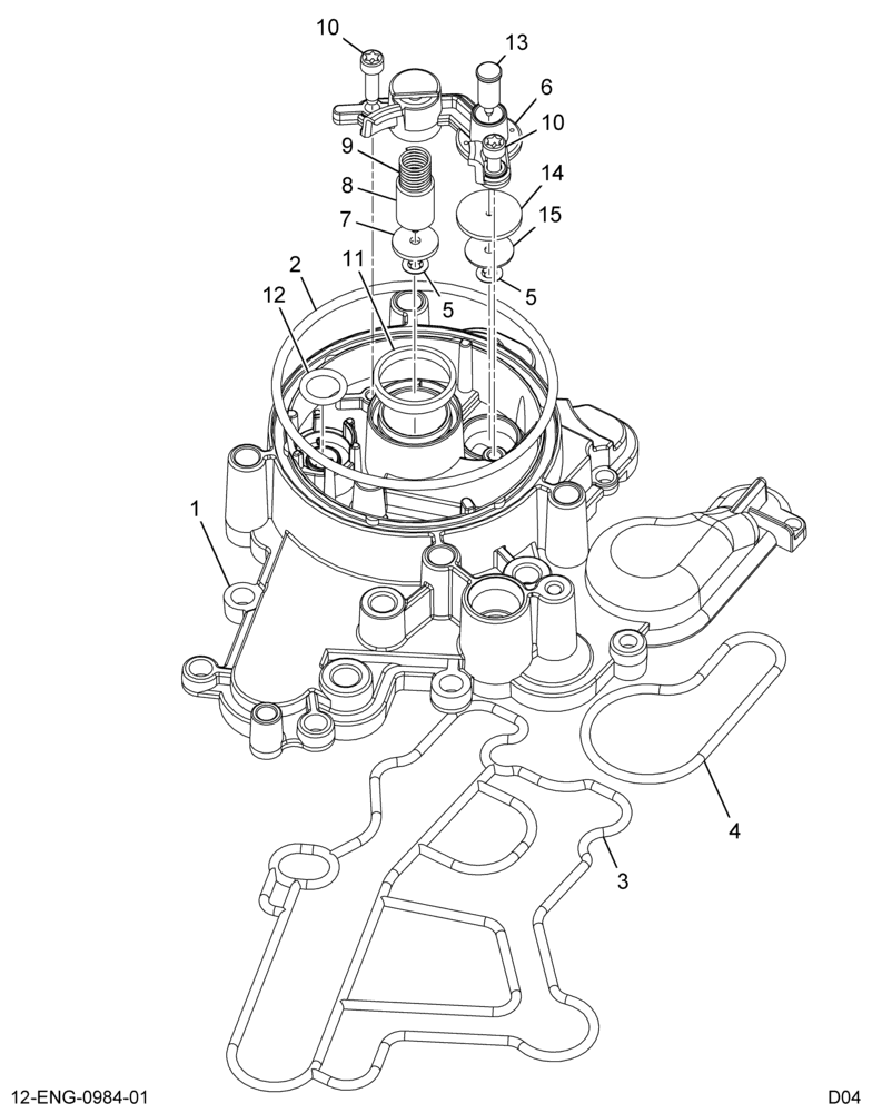..........BASE ASM OIL FILTER (6E7Z-6881-AA)