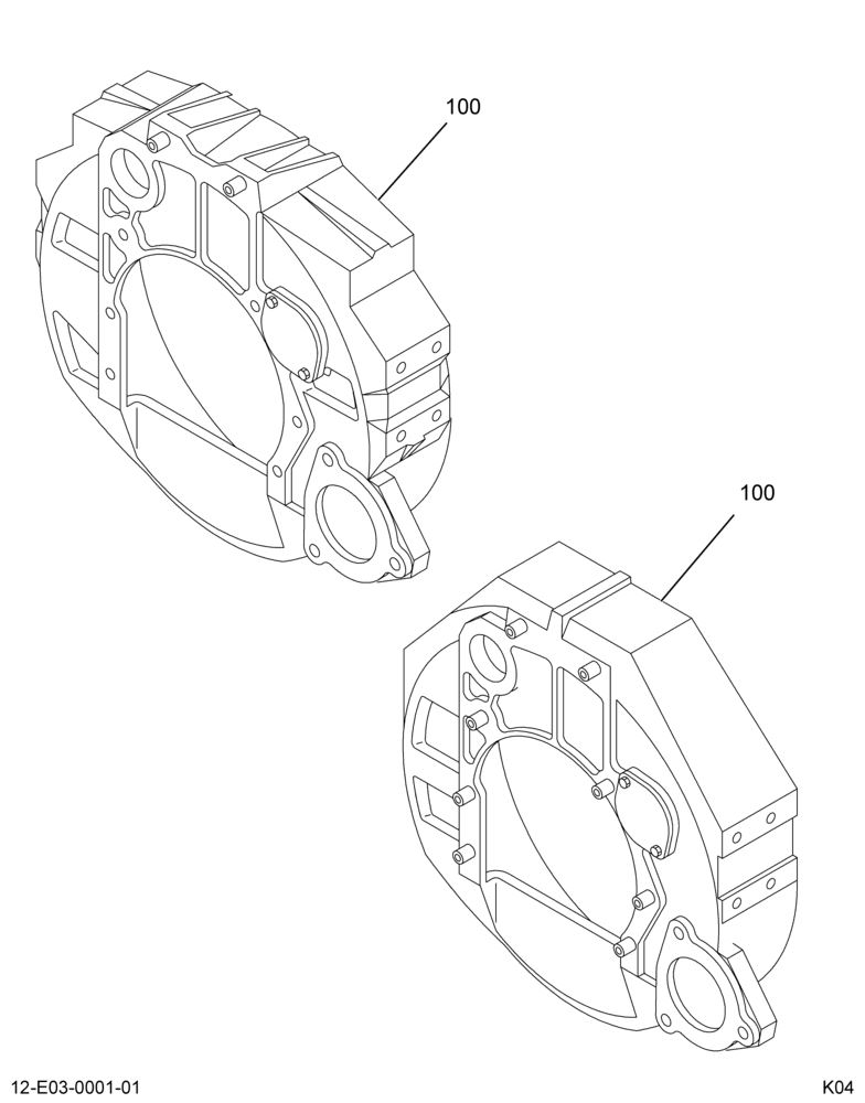 FLYWHEEL/HOUSING EFFECTS; ABR#03, INTL 4.8 V6