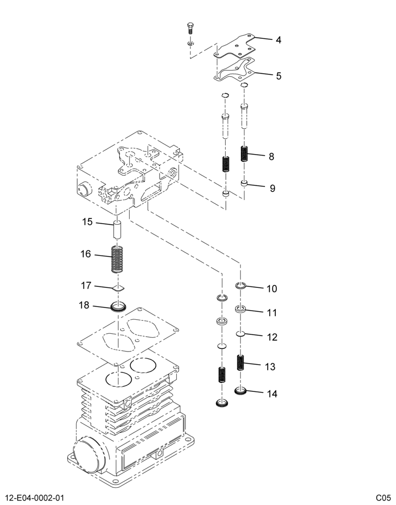 ........KIT REPAIR COMPR HEAD (Intl. 1685884C91)