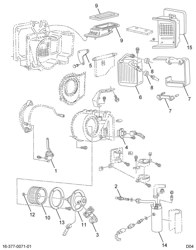 ..AIR CONDITIONER ASSY MODULE (Eng. 2C34-19B555-GB)