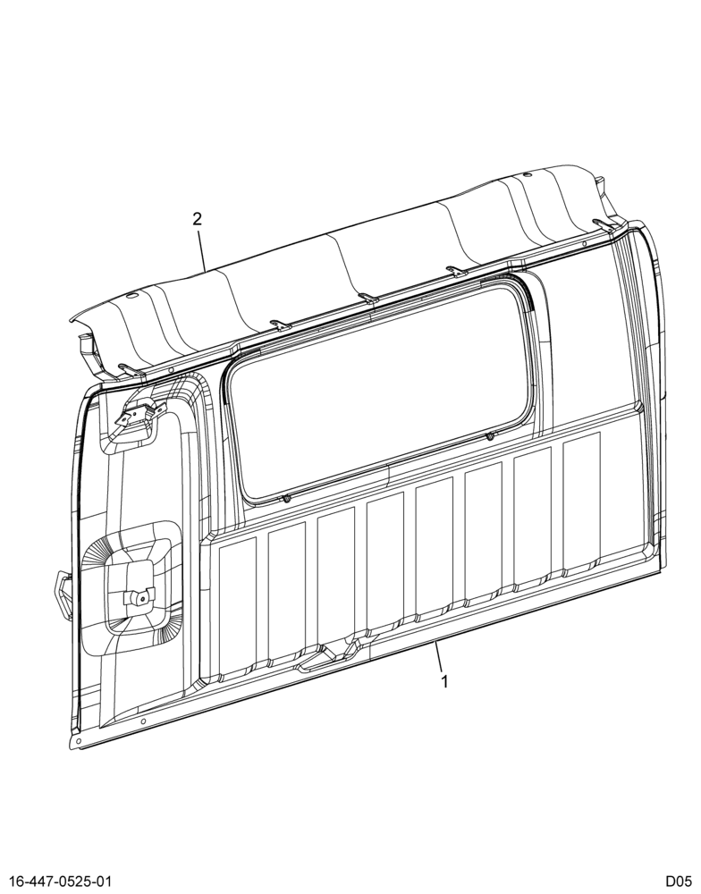 ....PANEL ASM CAB BACK WELDED (Eng. 5E7O-2040492-AA)