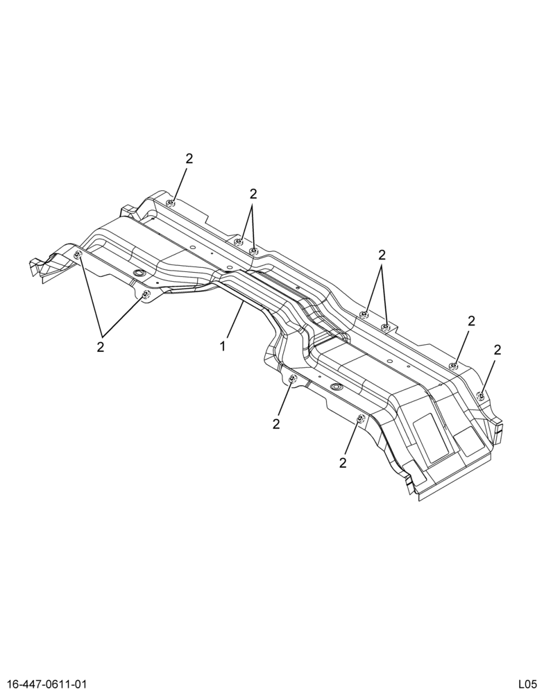 ........REINFORCEMENT ASM FRT FLR CMB (8C4Z-7010624-AA)