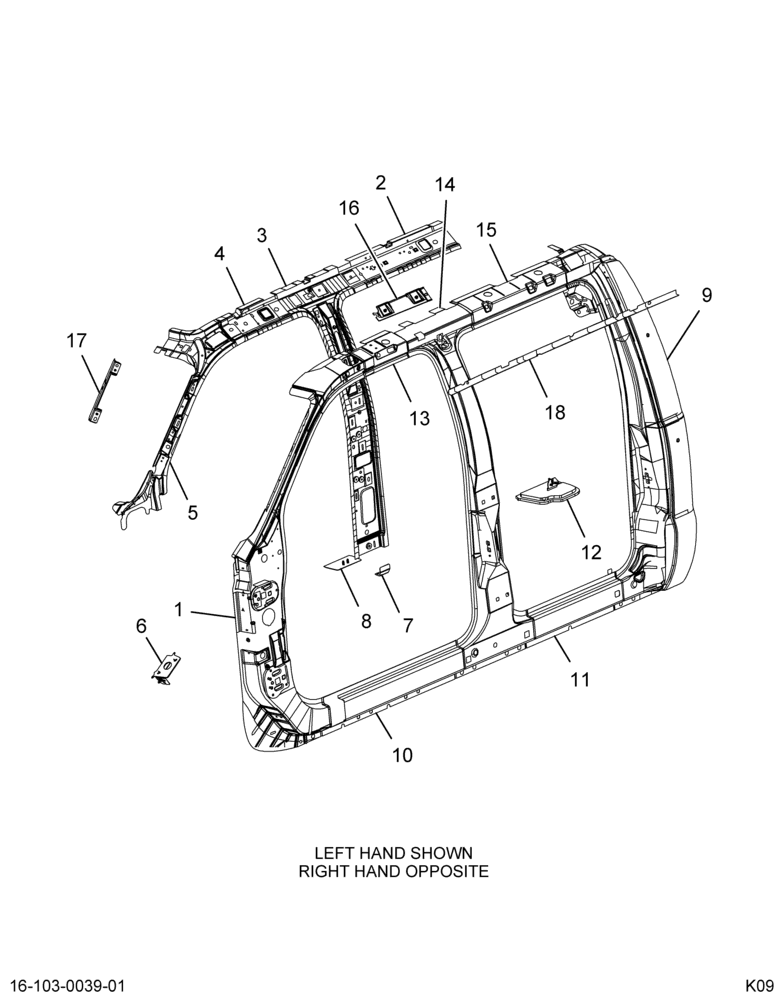 ..FRAME DOOR  PANEL SIDE BODY AS (BC4Z-72211A11-A)
