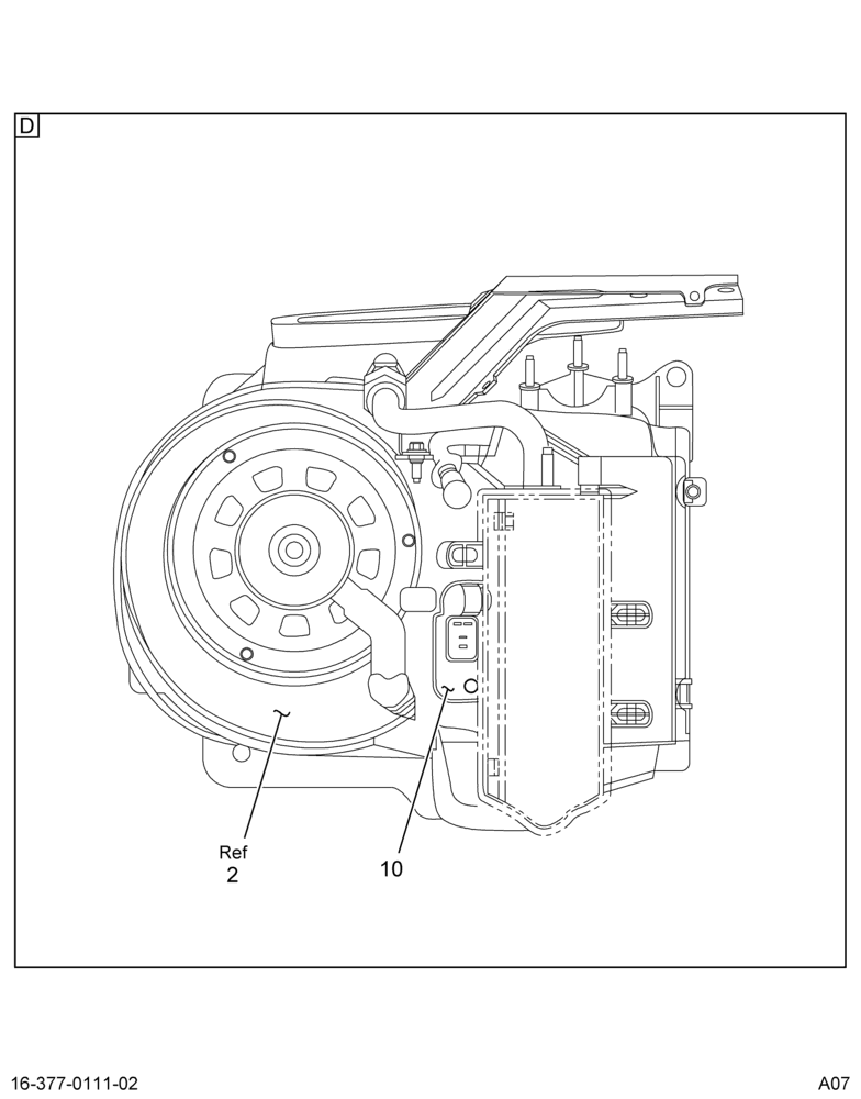 Схема установки 4C2Z-19A706-AA