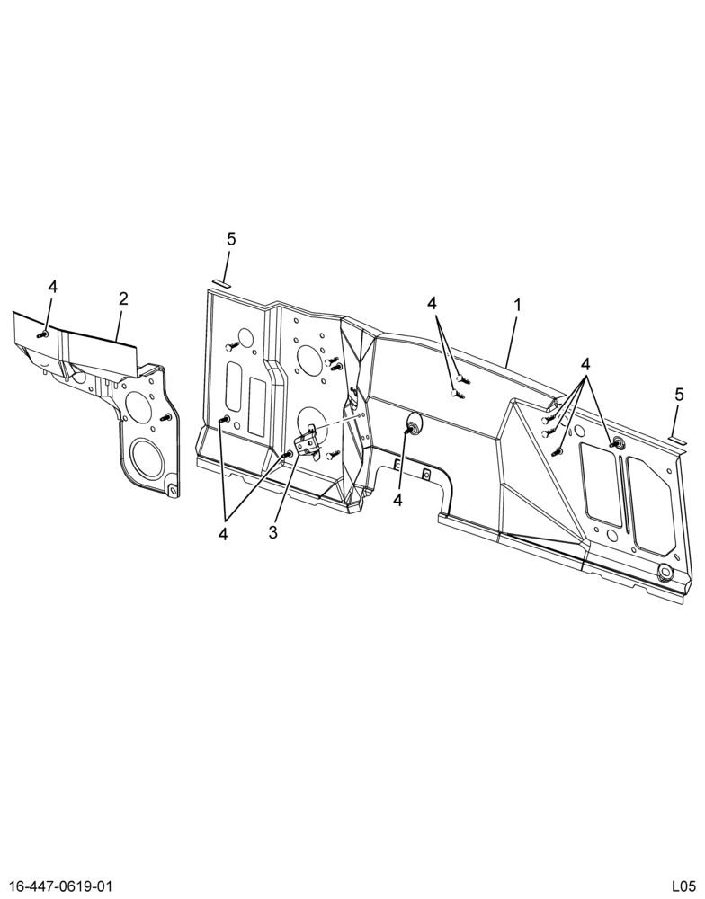 ......PANEL ASM DSH HYD BRK AIR SUS (8C4Z-7001610-CA)
