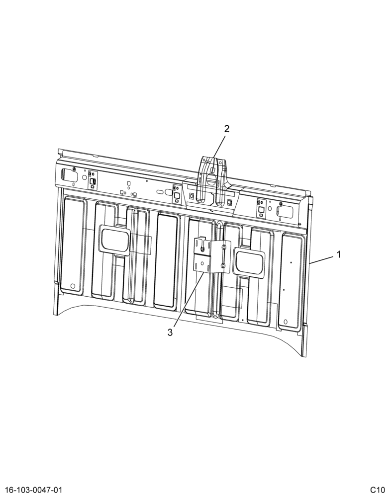 ..PANEL  CAB BACK ASSY WELD CREW (BC4Z-7240304-AC)